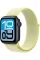 Apple Watch SE 3 GPS, 44mm Midnight Aluminum Case with Neon Yellow Sport Loop